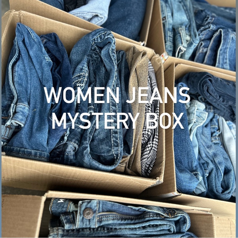 10 pieces Mystery RESELLER BOX JEANS Assorted Denim Jean